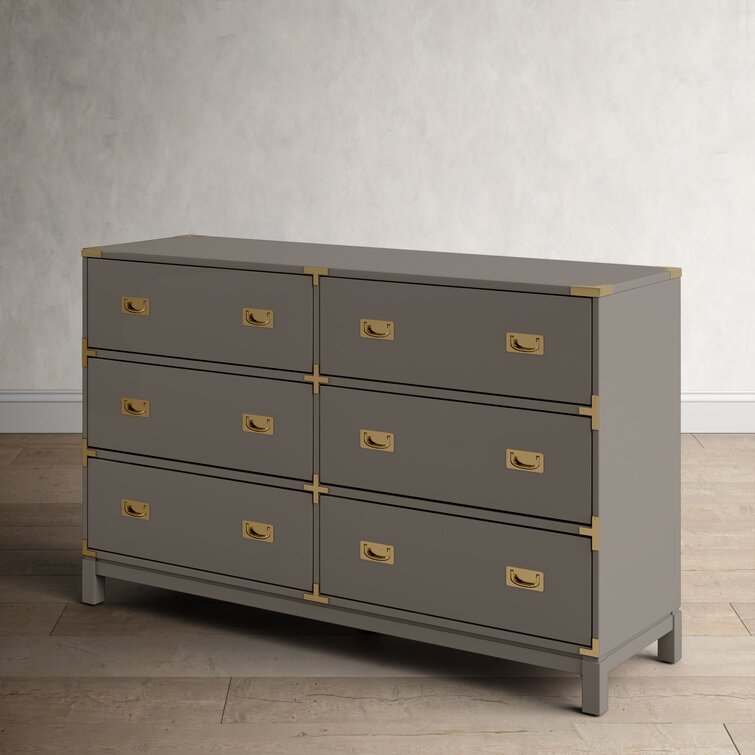 Dorinda 6 drawer on sale double dresser